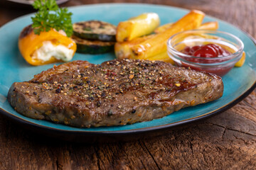 grilled steak