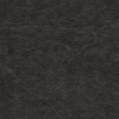 Realistic Leather Texture, Black Color