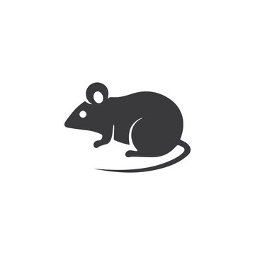Mouse animal  logo icon vector