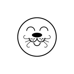 Mouse animal  logo icon vector