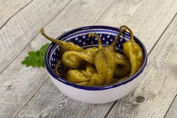 Pickled green pepper
