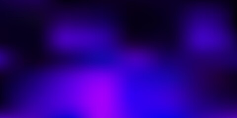 Fototapeta premium Dark purple vector blurred template.