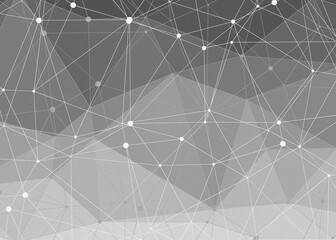 Bright White color Abstract color Low-Polygones Generative Art background illustration