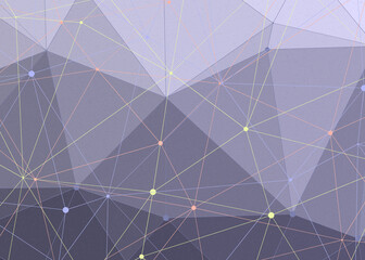 Peach Pearl color Abstract color Low-Polygones Generative Art background illustration