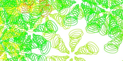 Fototapeta premium Light multicolor vector pattern with lines.