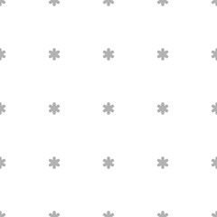 Fototapeta na wymiar Seamless pattern with black line star or asterisk on white background.