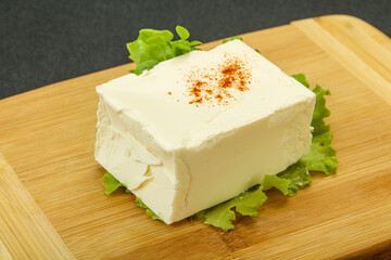 Greek traditional soft feta cheese