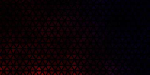 Dark Blue, Red vector texture with triangular style.