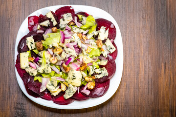 carpaccio of baked beetroot