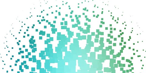 Light Blue, Green vector texture in rectangular style. Abstract gradient illustration with rectangles. Design for your business promotion.