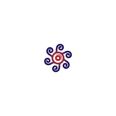 Octopus logo icon vector