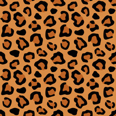 Fototapeta na wymiar Leopard seamless pattern. Vector illustration