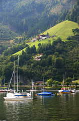 Fototapeta na wymiar Zeller Lake, Zell am See, Austria, Europe 