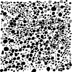 Terrazzo, Speckle Grayscale Pattern