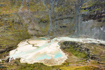 Pasterze glacier in Hohe Tauern National Park, Austria, Europe