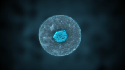 Cell division or cloning, biological concept