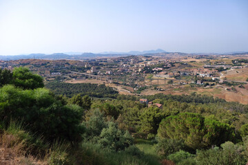 Fototapeta na wymiar View of Agrigento Countryside