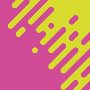 Seamless vector abstract transition of two colors. Rounded lines blended in. Looks like dipping paint or rain. Pink and green contrast