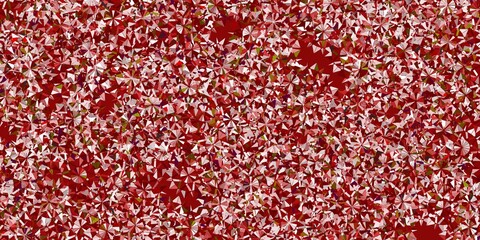 Light purple, pink vector beautiful snowflakes backdrop with flowers.