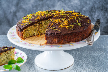 Orange and poppy seed cake