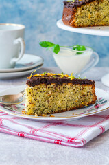 Orange and poppy seed cake