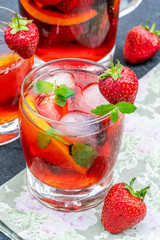 Traditional Pimms cocktail