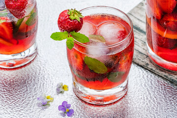 Traditional Pimms cocktail