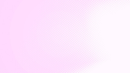 Dot pink white pattern gradient texture background. Abstract pop art halftone and retro style.