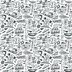 morning  seamless pattern