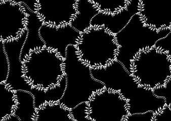 abstract geometric pattern with fabric texture