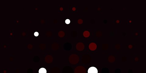 Light Red vector backdrop with dots. Abstract illustration with colorful spots in nature style. Pattern for wallpapers, curtains.