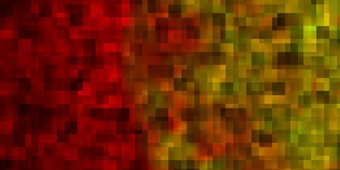 Light Orange vector background in polygonal style.