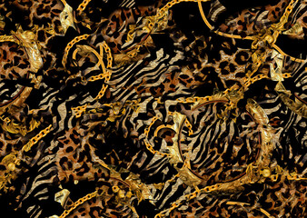 abstract exotic leopard skin texture