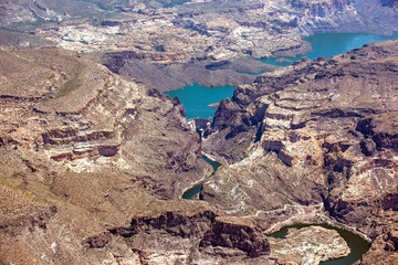 Horse Mesa Dam between Apache Lake & Canyon Lake