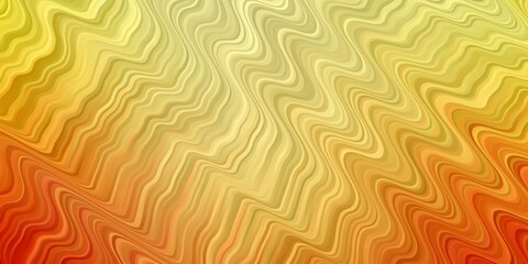 Light Red, Yellow vector template with curved lines. Colorful illustration in circular style with lines. Pattern for booklets, leaflets.