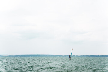 Water sports at Balaton Lake, Hungary, Europe