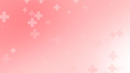 Medical health red cross pattern background. Abstract healthcare for World Blood Donor Day.