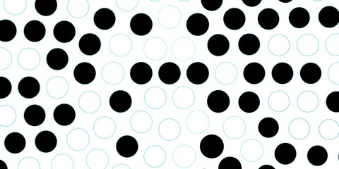 Dark BLUE vector layout with circle shapes. Glitter abstract illustration with colorful drops. Pattern for wallpapers, curtains.
