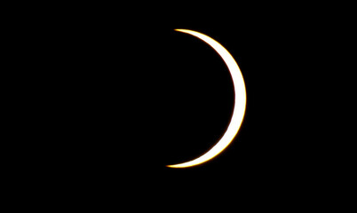 A View of Solar Eclipse from southern port city of Karachi Pakistan  on 21st June 2020