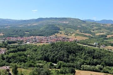 Obraz premium Conza della Campania - Panorama da Conza vecchia