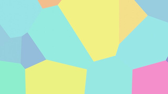 Geometric shapes abstract background. Seamless looping animation
