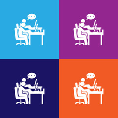 Colleagues icon. Element of colleagues icon for mobile concept and web apps.