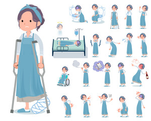flat type hairband apron mom_sickness