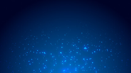 Dot  white blue pattern screen led light gradient texture background. Abstract  technology big data digital background. 3d rendering.