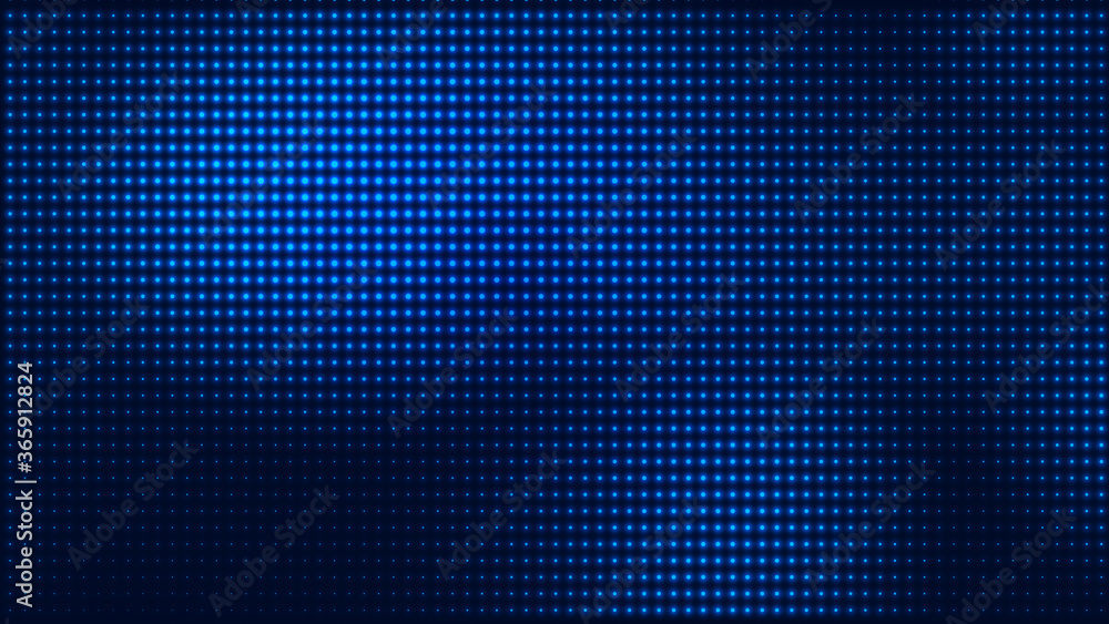 Poster dot blue pattern screen led light gradient texture background. abstract technology big data digital 