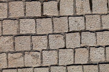 Gray path in the park, fragment.