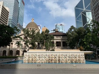 Obraz premium Fontaine du centre ville de Hong Kong 