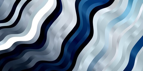 Light BLUE vector background with bent lines. Bright illustration with gradient circular arcs. Pattern for ads, commercials.