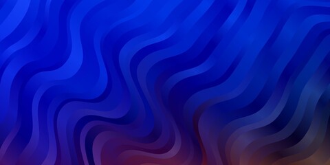 Obraz premium Light Blue, Yellow vector template with wry lines. Abstract gradient illustration with wry lines. Pattern for business booklets, leaflets