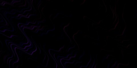 Dark Pink, Yellow vector pattern with wry lines. Colorful illustration in circular style with lines. Pattern for commercials, ads.